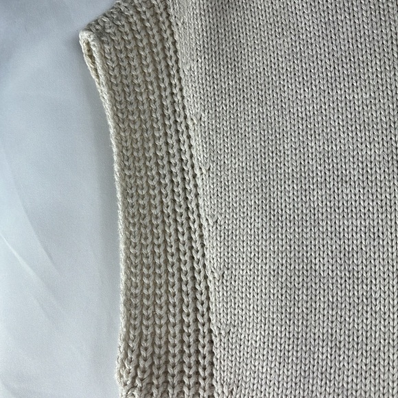 Gap knit pullover sleeveless oversized tunic with pockets - Picture 11 of 12